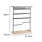 6-Tier Jewelry Organizer Display Rack Earrings Necklace Bracelet Ring Storage