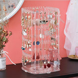 6-Tier Jewelry Organizer Display Rack Earrings Necklace Bracelet Ring Storage