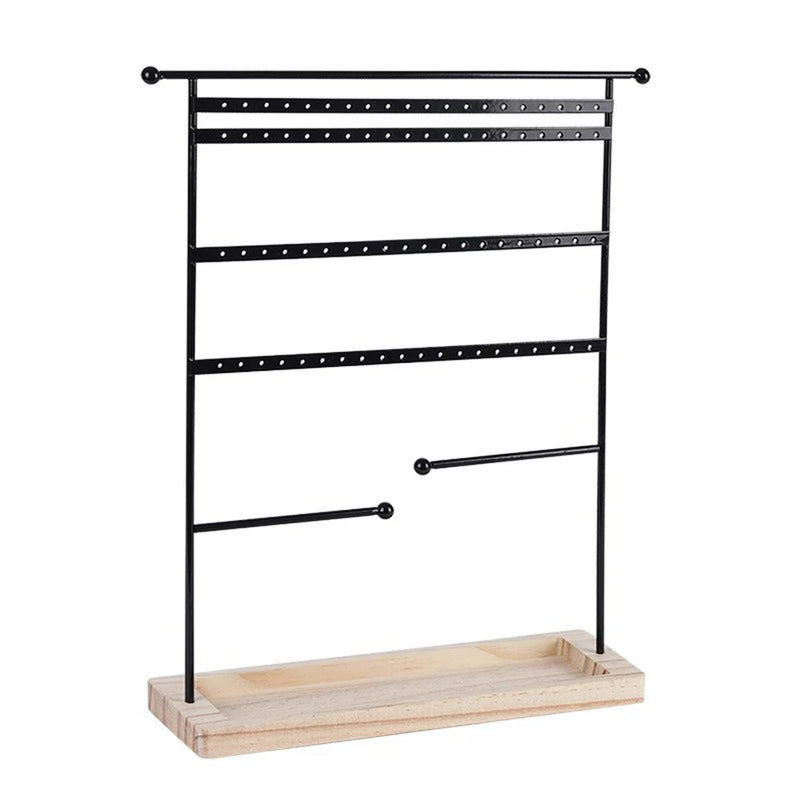 6-Tier Jewelry Organizer Display Rack Earrings Necklace Bracelet Ring Storage