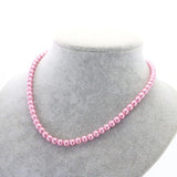 6mm Pearl Necklace Woman Jewelry 16 Colors Girl Banquet Christmas Gift