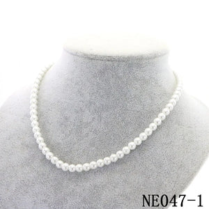 6mm Pearl Necklace Woman Jewelry 16 Colors Girl Banquet Christmas Gift