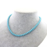 6mm Pearl Necklace Woman Jewelry 16 Colors Girl Banquet Christmas Gift