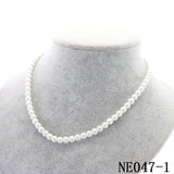 6mm Pearl Necklace Woman Jewelry 16 Colors Girl Banquet Christmas Gift