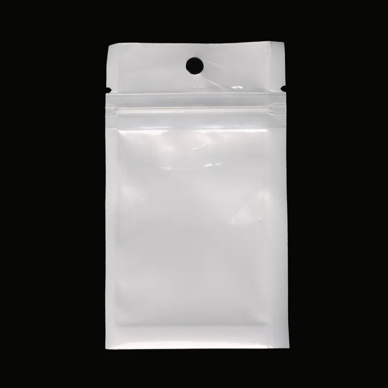 Clear Self Seal Zipper Plastic Retail Packaging Poly Bag 6x10cm