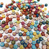 7x4mm Mixed Letters Acrylic Beads for Jewelry Making DIY