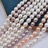 8-9mm Natural Freshwater Pearl Beads DIY Jewelry Necklace