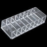 8 Slot Acrylic Compact Holder Makeup Case Organizer