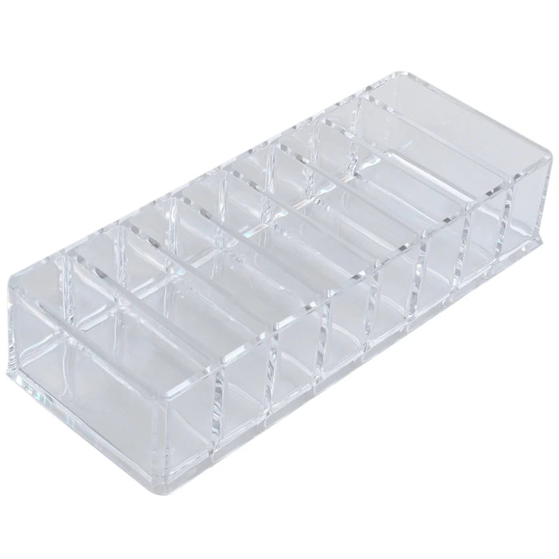 8 Slot Acrylic Compact Holder Makeup Case Organizer