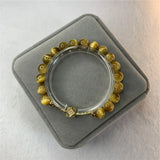 Natural Yellow Tiger Eye Stone Round Bead Bracelet Girl Gift