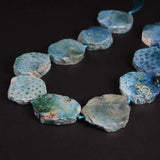 Chrysanthemum Stone Raw Slab Nugget Beads Ocean Coral Jades Fossils Agates