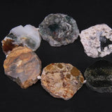 Raw Ocean Agates Slab Slice Beads 9-10PCS/strand