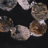 Raw Ocean Agates Slab Slice Beads 9-10PCS/strand