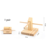 Wooden Eyeglasses Display Stand Holder Shelf for Sunglasses