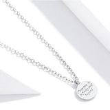 Romantic Couple Lettering Necklace