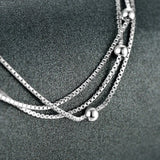 925 Silver Anklet Woman Jewelry 100% 925 Sterling Silver Anklet Summer Style
