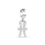 925 Silver Zodiac Bracelet Charm DIY Gift
