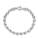 925 Silver Dragon Bracelet Men Chinese Retro Domineering Style Jewelry