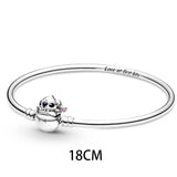 925 Silver Daisy Flower Charm Bracelet