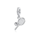 925 Silver Charm Necklace for Sports Fans
