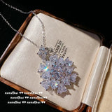 925 Silver Heart CZ Wedding Jewelry Set Ring Earrings Necklace