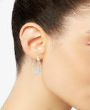 925 Silver Hollow Big Earrings 18k Earrings For Women