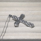 925 Silver Bible Jesus Cross Pendant Necklace