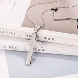 925 Silver Jesus Cross Pendant Necklace Crucifix Charm