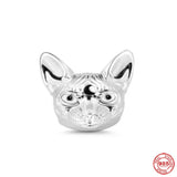 925 Silver Fit Bracelet Women Jewelry Charm Dangle Animals Series Bead DIY