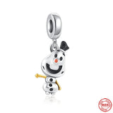 925 Silver Christmas Charm Bracelet Set