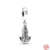 925 Silver Fit snake Bracelet Jewelry Angel Charms DIY Europe Fine Bead Pendant