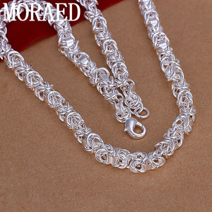 925 Silver Necklace Chain For Women Men Jewelry Gift