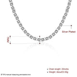 925 Silver Necklace Chain For Women Men Jewelry Gift