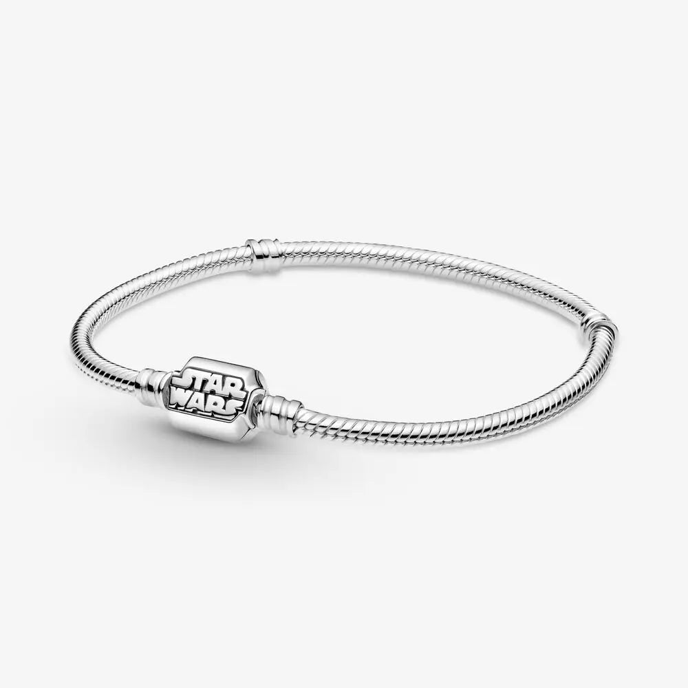 925 Silver Vintage Snake Bone Bracelet