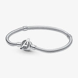 925 Silver Vintage Snake Bone Bracelet