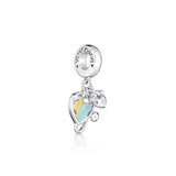 925 Silver Portuguese Style Pendant Charms Bead House Amulet