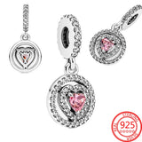 925 Silver Angel Night Light Charm for Bracelets & Necklaces
