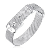 925 Sterling Silver 10mm Hammock Bracelet Glamour Jewelry
