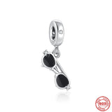 Sterling Silver Travel Charm Beads for Bracelet