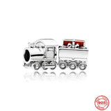 Sterling Silver Travel Charm Beads for Bracelet