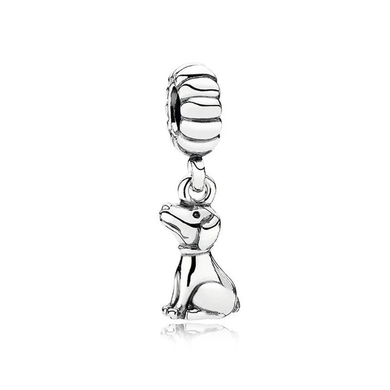 925 Silver Animal Charm Bead for DIY Jewelry