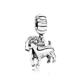 925 Silver Animal Charm Bead for DIY Jewelry
