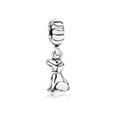 925 Silver Animal Charm Bead for DIY Jewelry