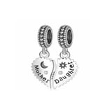 925 Silver Baseball Stethoscope Pendant Charm Bead DIY Jewelry Women Gift