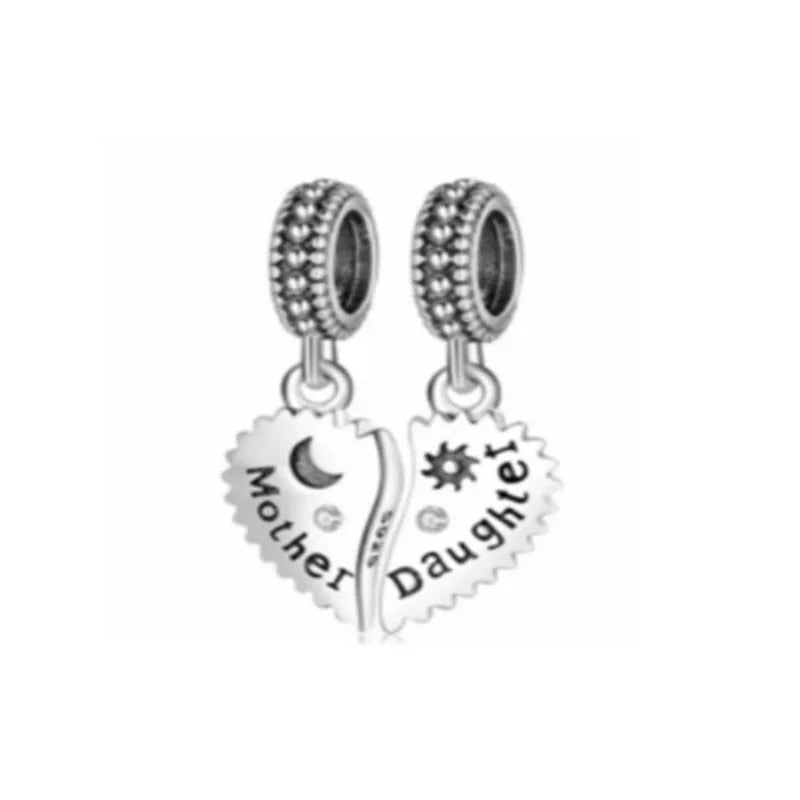 925 Silver Baseball Stethoscope Pendant Charm Bead DIY Jewelry Women Gift