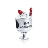 925 Silver Bead Accessories Wine Cup Charm for DIY Bracelet