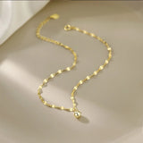 925 Silver Beads Anklet Foot Chain for Women Jewelry