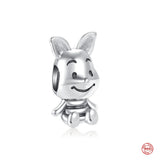 925 Silver Beads Europe Pendant Women Dangle Animal Charm