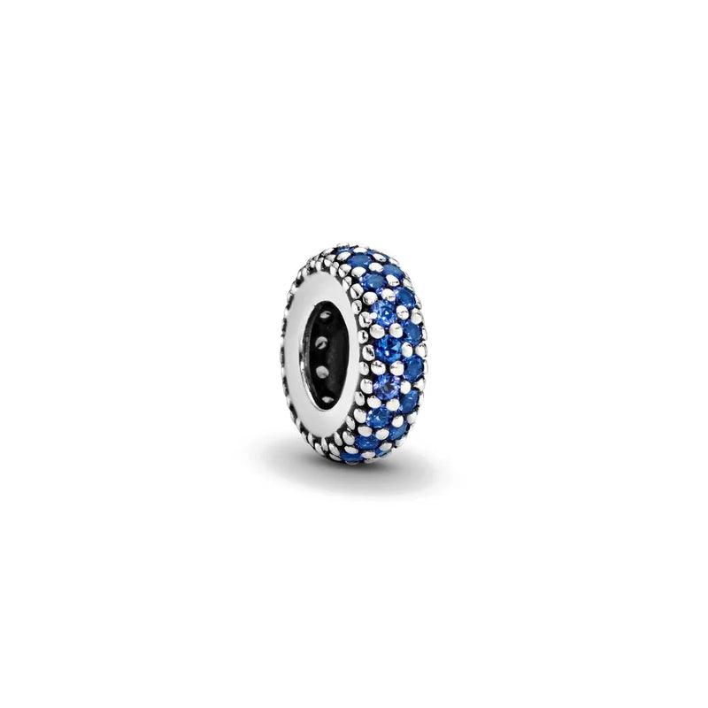 925 Silver Demon Eyes Zirconia Beads for Charms Bracelet