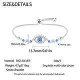 925 Silver Travel Magic Eye Bracelet Women's Jewelry