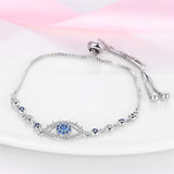 925 Silver Travel Magic Eye Bracelet Women's Jewelry